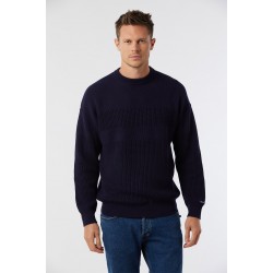 Pull Coton Marine