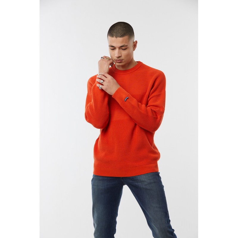 Pull Coton Rouille