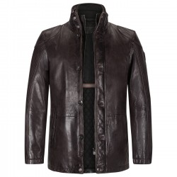 Veste Cuir d'Agneau