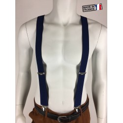Bretelles Uni Marine