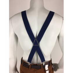 Bretelles Uni Marine