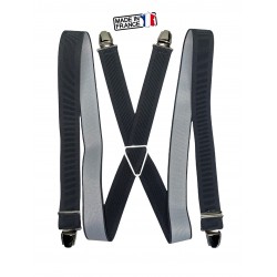 Bretelles Uni Anthracite