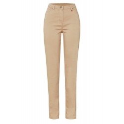 Pantalon Coton Polyester Beige