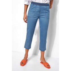 Pantacourt Toile Jean