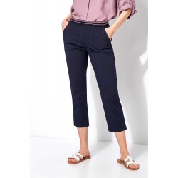 Pantacourt Toile Marine