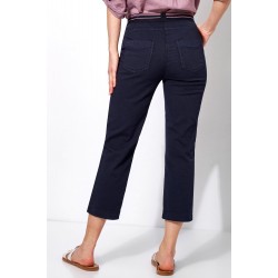 Pantacourt Toile Marine
