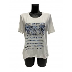 T-shirt Viscose Elasthanne