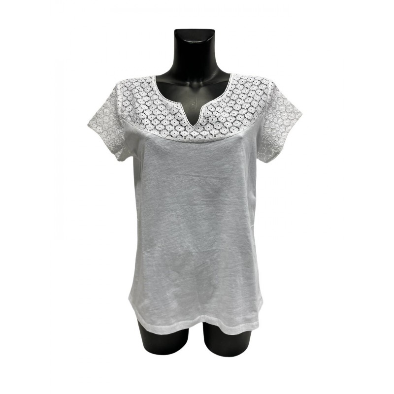 T-shirt Coton Blanc