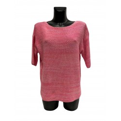 Pull Coton Acrylique Fushia