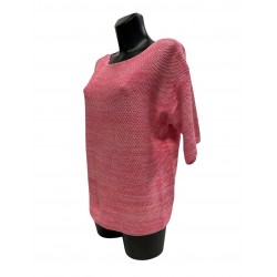 Pull Coton Acrylique Fushia