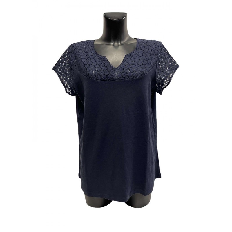 T-shirt Coton Marine