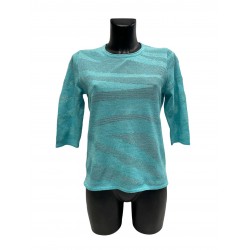 Pull Coton Acrylique Lagon