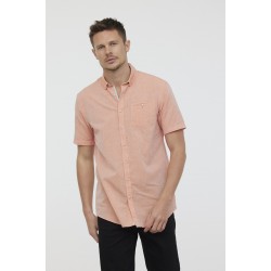 Chemisette Coton Lin Orange