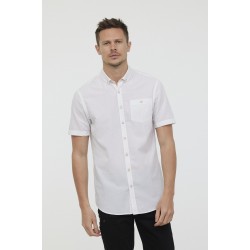 Chemisette Coton Lin blanc