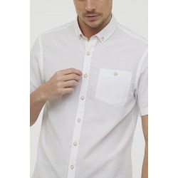 Chemisette Coton Lin blanc