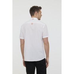 Chemisette Coton Lin blanc