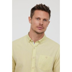 Chemisette Coton Lin Jaune