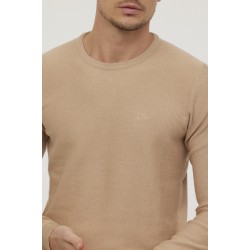 Pull Coton Bio Beige