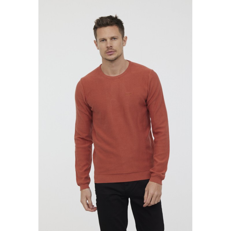 Pull Coton Bio Terracota