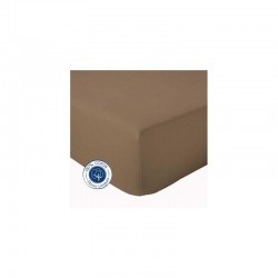 Drap Housse Taupe 140x190 - Bt 23cm