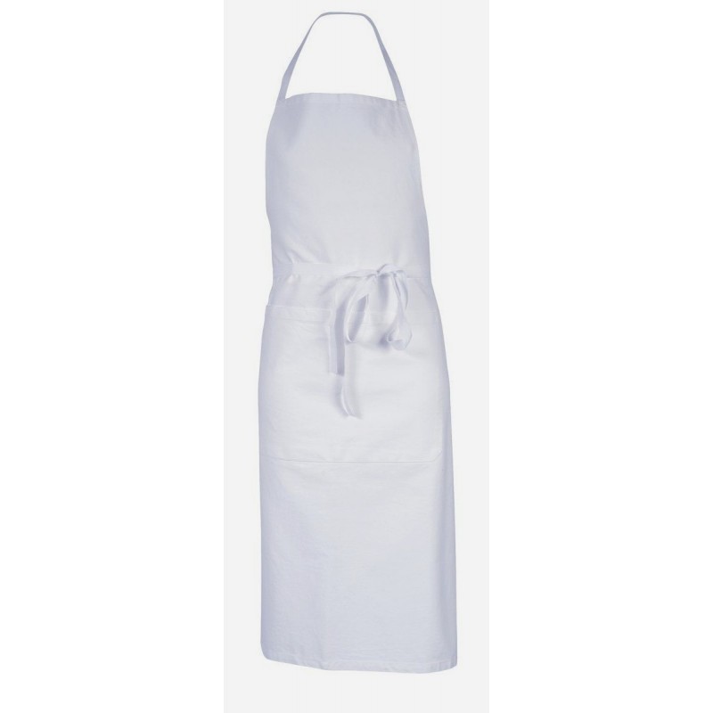 Tablier Bavette Blanc